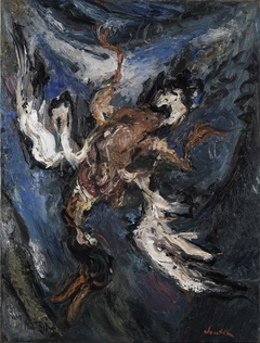 Ente auf blauem Grund by Chaim Soutine