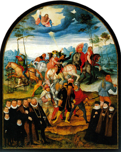 Epitaph for Veit Oertel the Elder and his Family: The Conversion of Saul by Lucas Cranach the Younger