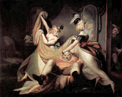 Falstaff in the Laundry Basket by Johann Heinrich Füssli