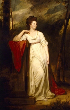 Frances Woodley, Mrs Henry Bankes the younger (1760-1823) by George Romney