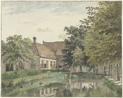 Gezicht op de buitenplaats Watergoor bij Nijkerk by Wybrand Hendriks