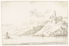 Gezicht op het kasteel Hagenstein by Bonaventura Peeters I