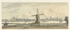 Gezicht op Tienhoven en het huis Herlaar by Jan de Beijer