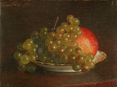 Grapes and an Apple by Henri Fantin-Latour