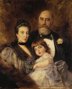 "Group Portrait of M.S. Volkov, S.N. Volkova and S.M. Volkov-Monsey" by Konstantin Makovsky