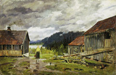 Hakloa in Maridalen by Edvard Munch