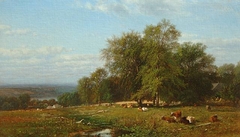 Harriman, New York, Overlooking the Hudson by James McDougal Hart