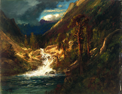 Hetch Hetchy Side Canyon II by William Keith