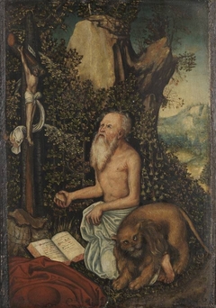 Hl. Hieronymus als Büßer (Schule) by Lucas Cranach the Elder