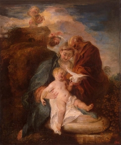 Holy Family (Rest on the Flight into Egypt) by Antoine Watteau