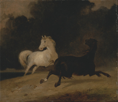 Horses in a Thunderstorm by Thomas Woodward