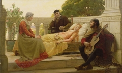 How Liza Loved the King by Edmund Leighton