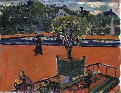 In the Luxembourg Gardens by Henry Lyman Saÿen