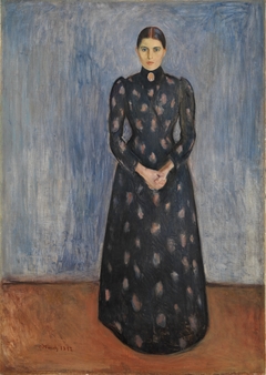 Inger in Black and Violet by Edvard Munch