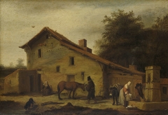 Inn near Nantes by Lambert Doomer