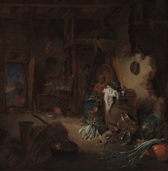 Interior of a barn by Willem Kalf