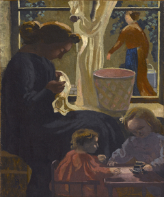 Intimité ou Ravaudeuse à la fenêtre by Maurice Denis