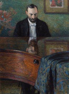 Jasieński at the Piano by Józef Pankiewicz