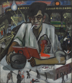 Kenneth Fearing by Alice Neel