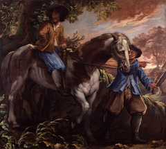 King Charles II on Humphrey Penderel's Mill Horse by Isaac Fuller