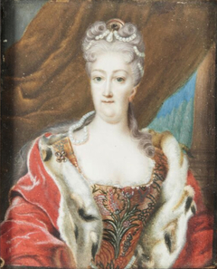 Kristina Eberhardina (1671-1727), princess of Brandenburg Bayreuth, kurfurstinna of Saxony, queen of Poland, married to Fredrik August I of Saxony, king of Poland by Anonymous