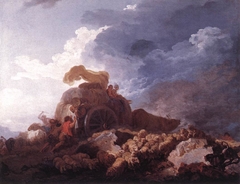 L'Orage by Jean-Honoré Fragonard