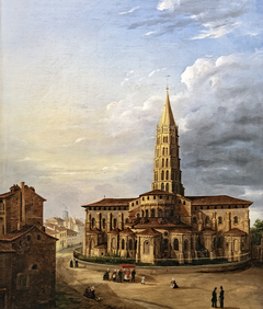 La basilique Saint-Sernin, vue du chevet by Claire Arnoux