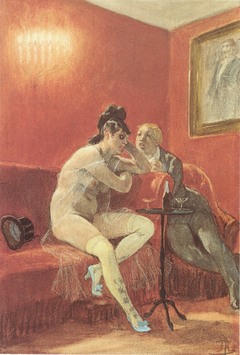 La chanson de Chérubin by Félicien Rops