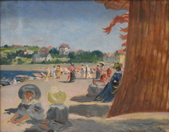 La Famille Loubat à Saint-Jean-de-Luz by Henri Loubat