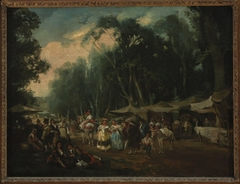 La Romeria de San Isidro à San Antonio de la Florida by Lucas Velázquez