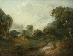 Landscape and river by Richard Wilson