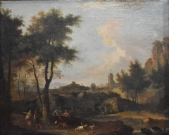 Landscape by Giovanni Francesco Grimaldi