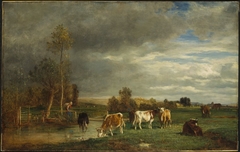 Landscape near Dieppe by Constant Troyon