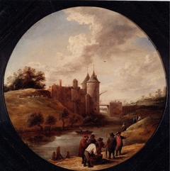 Landscape with Fishermen by David Teniers the Younger