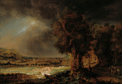 Landscape with the Good Samaritan by Rembrandts skole