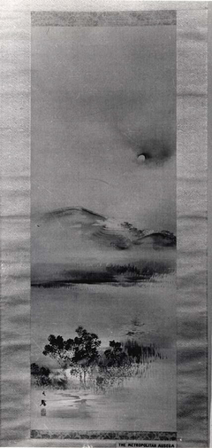 Landscape with the Moon by Bunrin