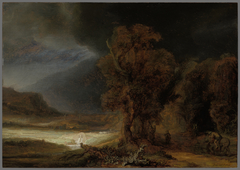 Landscape with the Parable of the Good Samaritan by Rembrandt