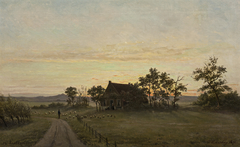 Landschap by Hendrik Willem Mesdag