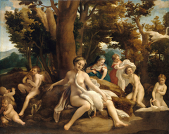 Leda and the Swan by Antonio da Correggio