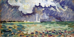 Lighthouse at Gatteville by Paul Signac