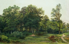 Лиственный лес by Ivan Shishkin