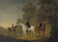 Lord Bulkeley and his Harriers, his Huntsman John Wells and Whipper-In R. Jenning by Thomas Stringer