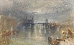 Lucerne: Moonlight by J. M. W. Turner