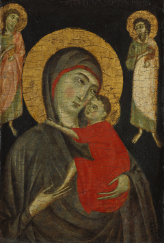 Madonna and Christ Child with Two Saints by Anonymous