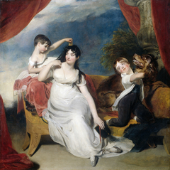 Maria Mathilda Bingham with Two of her Children by Thomas Lawrence