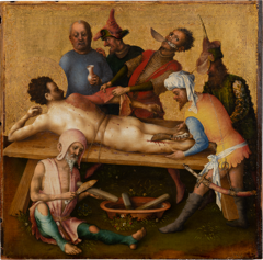 Martyrdom of the Apostles: Martyrdom of Saint Bartholomew by Stefan Lochner