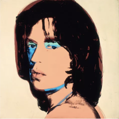 Mick Jagger by Andy Warhol