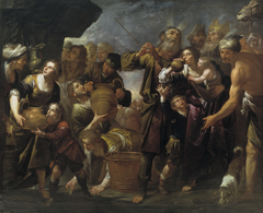 Moses striking the Water from the Rock by Gioacchino Assereto