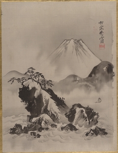 Mount Fuji by Kawanabe Kyōsai