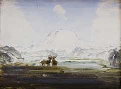 Mt. Snøhetta, Dovre Mountains by Peder Balke